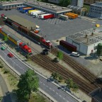 Schwäbisch Gmünd - LKW-Lager mit Gleisanschluss
