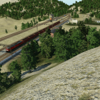 Mountain freight yard