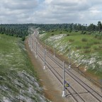 High speed Line inland