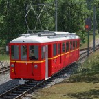 Erste Strecke mit Zahnstangen-Gleis