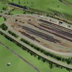DB Regio Werkstatt München-Pasing in der Totalen. Langsam nimmt das Gestalt an.