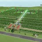 Früchteplantage Straßenführung