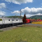 Cuptrain Ludmillla hat den Auftrag, Wagen von der Kohlestation auf die Hauptstrecke zu ziehen