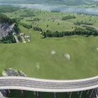 Riesiger Autobahnabschnitt
