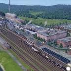 Übersicht Güterbahnhof/Hydrierwerk