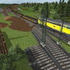 Gleisbau im Rangierfeld des Hbf