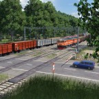 Swedish state railways at the crossing
