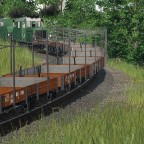 Schmalspurbahn Richtung Sägewerk