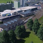 Blick auf die Einfahrt RBF Konstanz