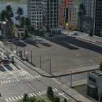 Knotenpunkt-Stadtzentrum mit Umsteigemöglichkeit zum Bus, Tram und U-Bahn