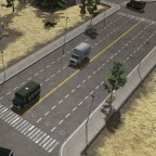 USA Erweiterung 6 Spurig Stadard Straße mit Platten weg