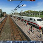 Tagesrand ICE 1 in Salzburg Hbf