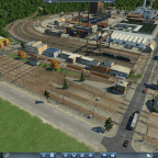 Depot mit kleinem Betriebswerk - Maschinenfabrik