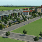 Anfang der Tram am Startbahnhof