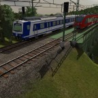 Talent 2 + 2040 auf einer Brücke