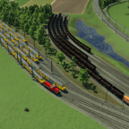 Plan V's stored on the rail emplacement outside Zwolle 1
