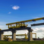 railway construction site