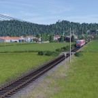 Baureihe 628 als RB 33 verlässt Waldham in Richtung Niederotting