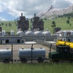 Raffinerie mit eigener Werkbahn