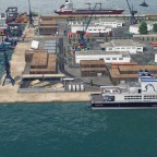 Neuer Hafen Seitenansicht
