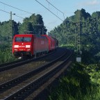 BR 152 in der Kurve