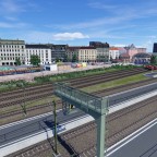 Häuserfront westlich des Hauptbahnhofs