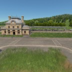 Ansicht Hauptgebäude Bahnhof Lichtenfels um 1905