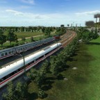 ICE TD Doppeleinfahrt mit IC