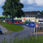 "Busbahnhof" am Bahnhof Hassfurt