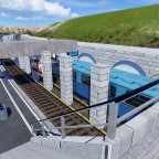 Bau einer neuen unterirdischen U-Bahn-Station | Construction of a New Underground Subway Station