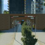 Eingang zum Bahnhof