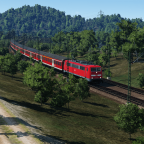 Regionalbahn am Abend