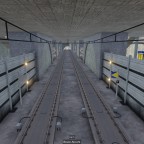 Semi Underground Station near Airport