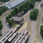 Freifeld (erstes kleines) Betriebswerk für Lokomotiven