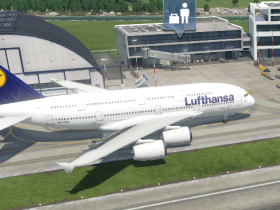 The Eagle is landing -ach ne A380