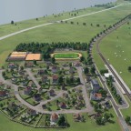 Dorf mit Sportangebot