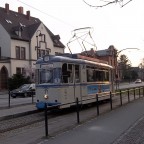 Gotha T57 an der Endhaltestelle Vogelwiese