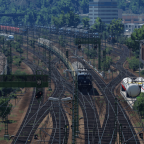 Fernverkehr bei der Durchfahrt