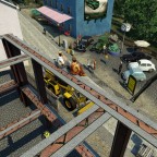 Oldtimer-Treffen und Arbeitspause
