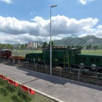 Museale Abstellung am Bahnhof