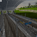 Leerer Bahnhof