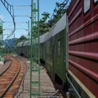Ludmilla und Doppelstockwagen
