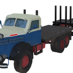 Sisu K 44 Wood Truck with trailer