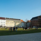 Kurze Entspannung im Marienhof bevor es los geht