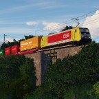 BR 189 mit einem Containerzug