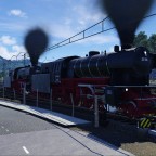 BR 23 zieht 250 m Güterzug (1.12.2023)