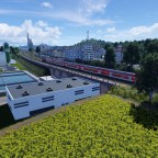 Kläaranlage und Stadt 2