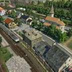 Kleine Industriesiedlung