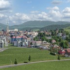 Noch ist viel Platz. Aber ne schöne Sicht auf die Altstadt