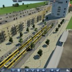 Entstehung einer Stadt Tram und Bus
